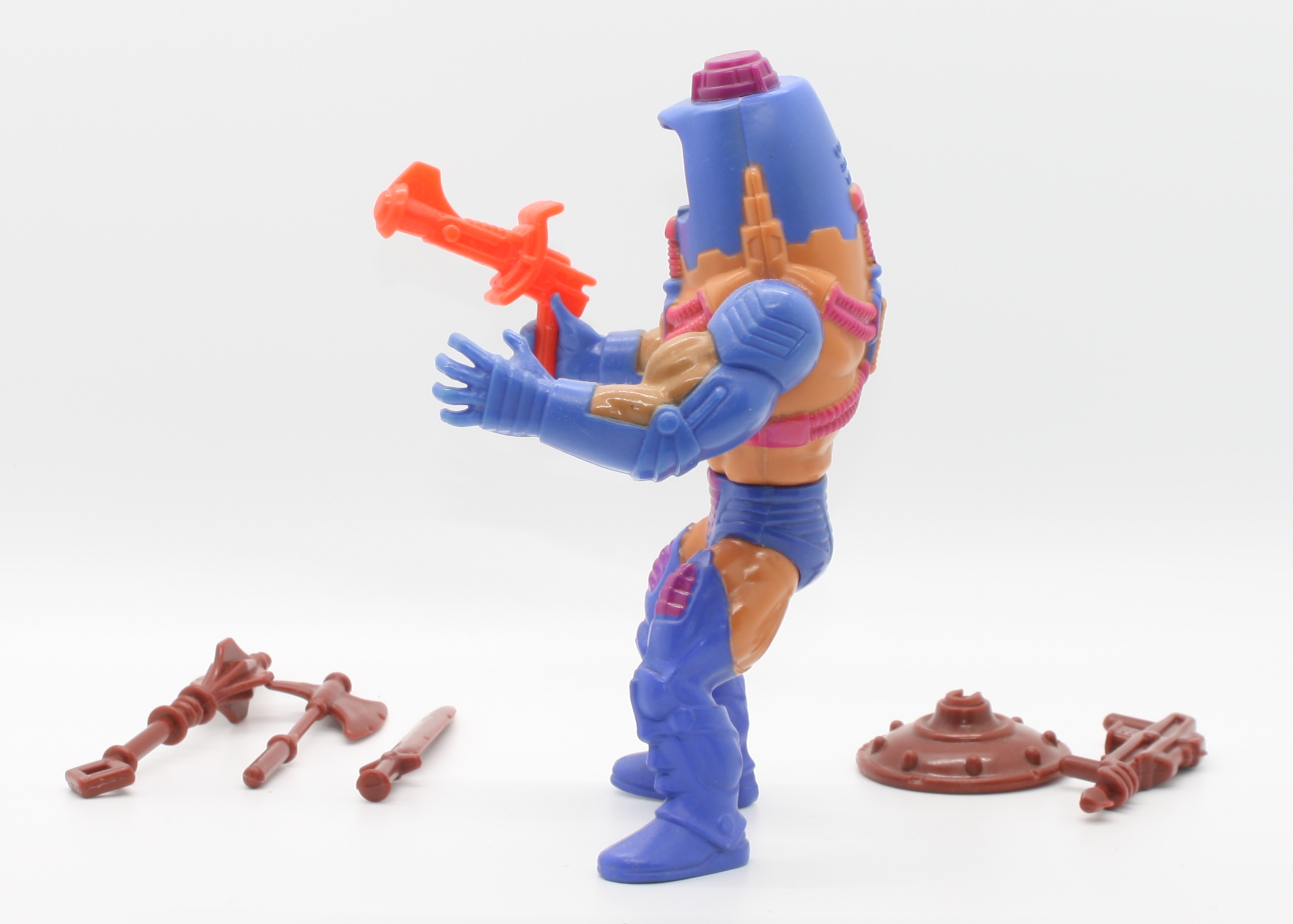 HE-MAN Parts 1983 MAN E FACES gun weapon He-Man Masters of the Universe MOTU 