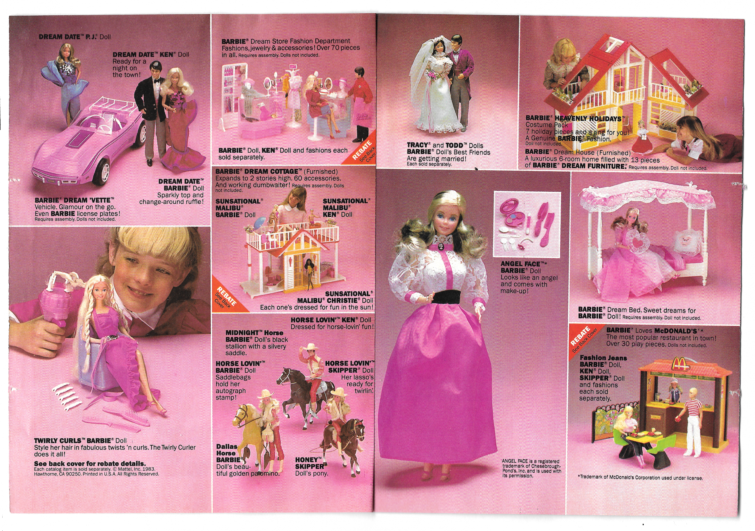 1983 barbie dream house