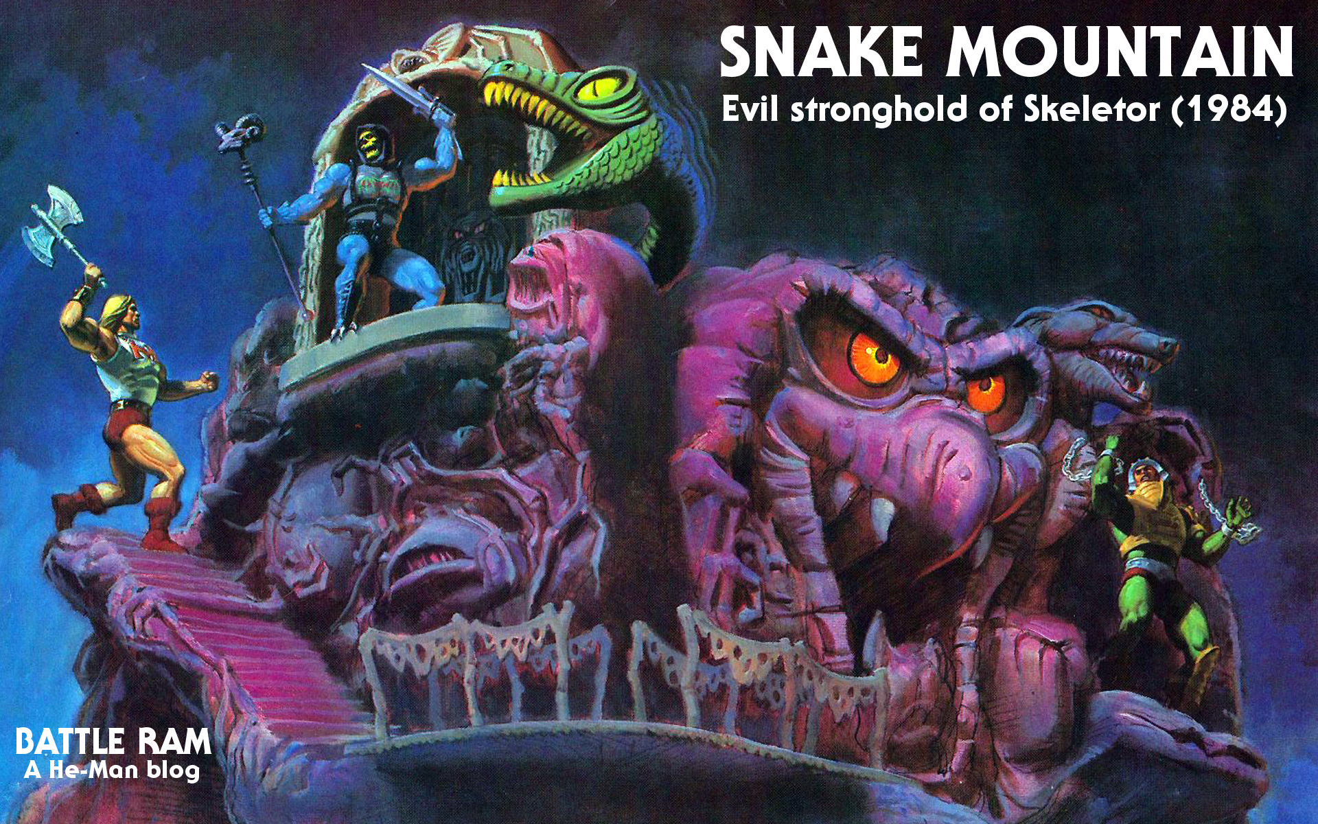 Snake Mountain: Evil stronghold of Skeletor (1984) | Battle Ram